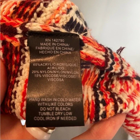 MAXSPORT Tribal Aztec Long Cardigan
Boho Fringe. Size Large. - Picture 5 of 8